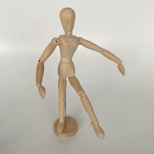 MANNEQUIN, Artist's Wooden Anatomy Model